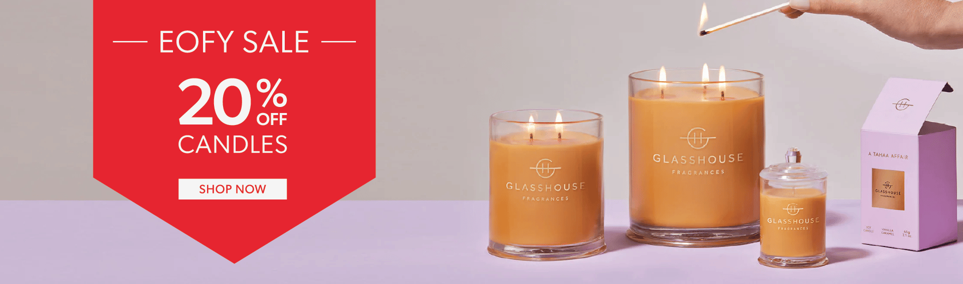 20% Off Candles